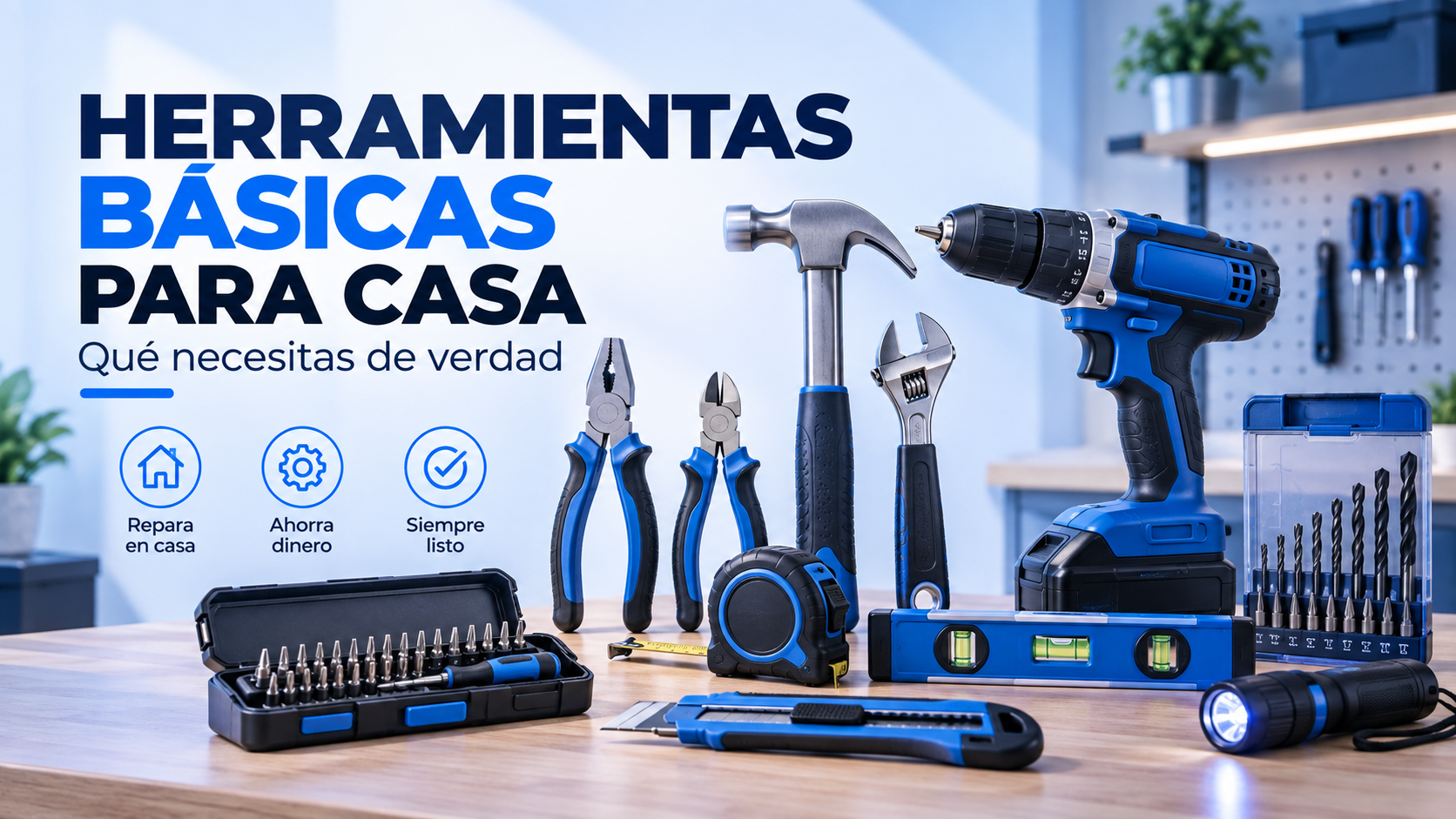 Herramientas básicas para casa: qué necesitas de verdad y qué puedes evitar