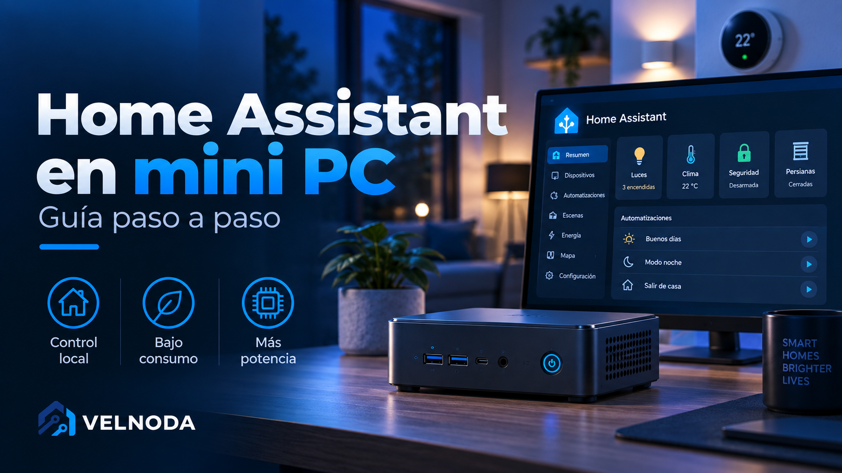 Cómo montar Home Assistant en un mini PC paso a paso
